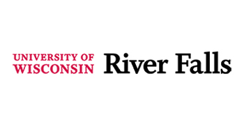 wisconsin river falls, univeristy of logo
