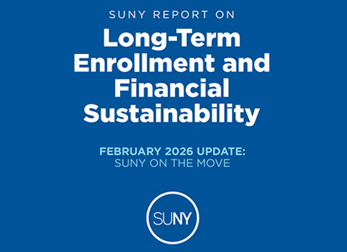 SUNY Long-Term Enrollment and Financial Sustainability Report cover