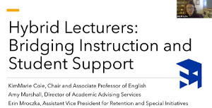 Hybrid Lectures Bridging Instruction and Student Support webinar thumbnail